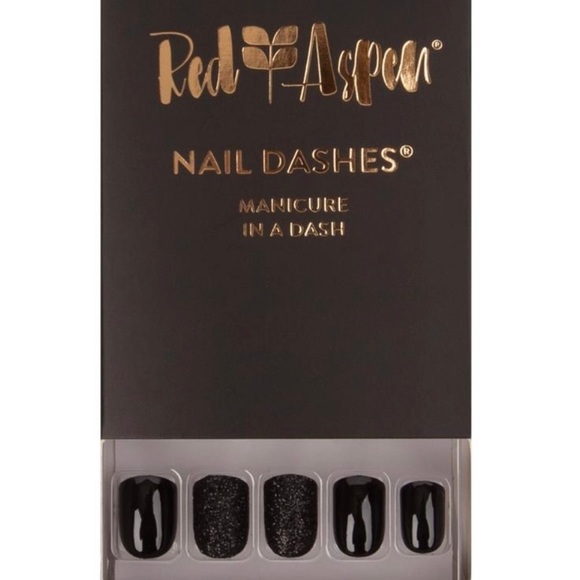 Red Aspen press on Nails Ali - Picture 2 of 3
